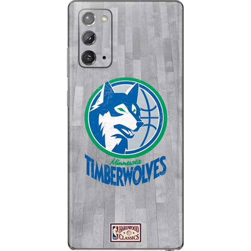 NBA Minnesota Timberwolves Hardwood Classics Galaxy Note20 5G Skin
